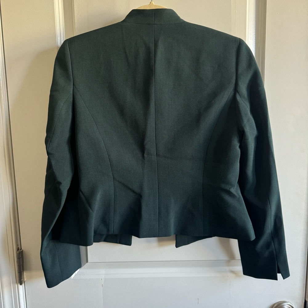 Le Suit | Petite Blazer Emerald Green Size 2P - Picture 2 of 6